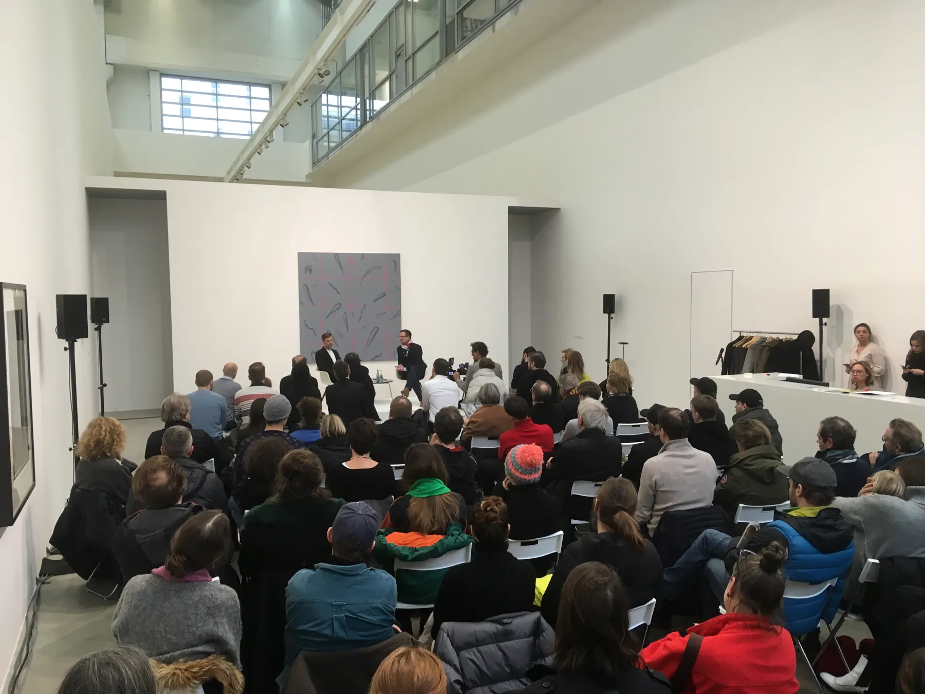 Vortrag in einer Galerie